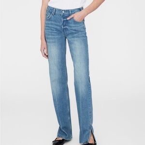 Anine Bing straight leg Roy jeans
